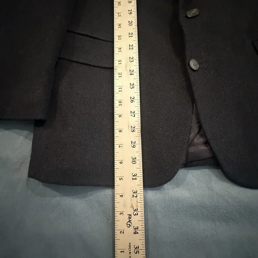 Ron Chereskin Premier Blazer Mens 44R Camel Hair Blend Two Button Sport Coat